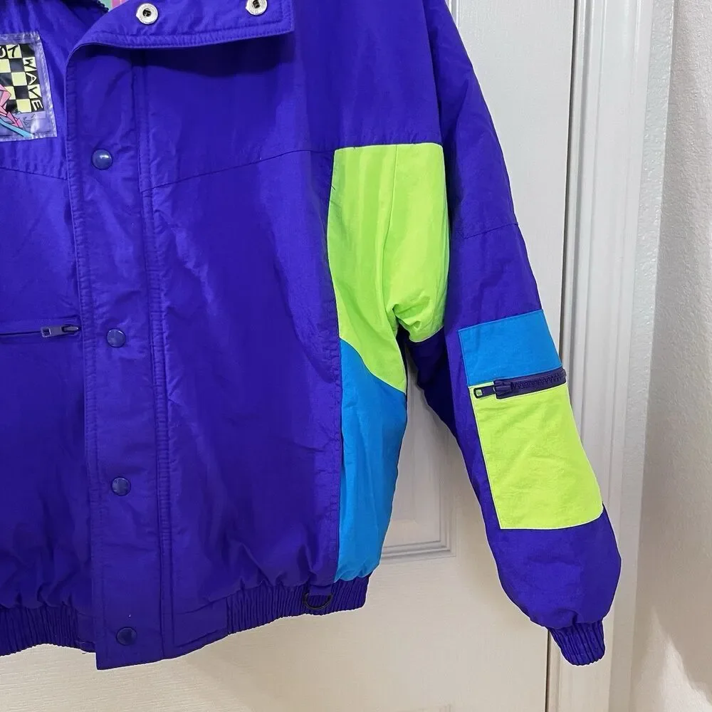 Vintage Hot Gear Waterproof Insulated Winter Jacket 80s Hot Wave Youth Size 14